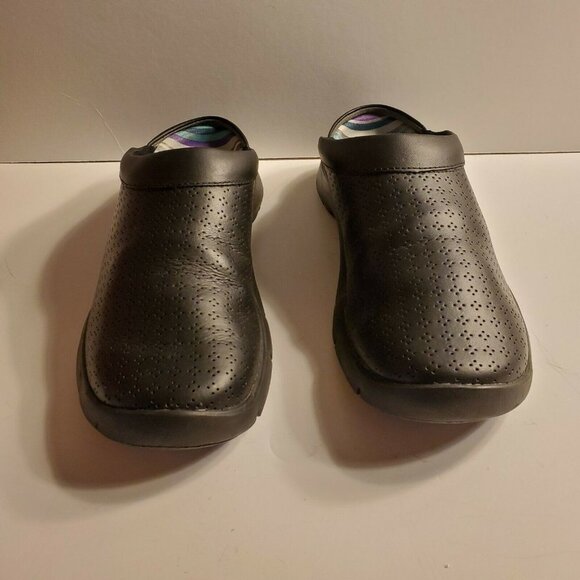 Dansko Women Shoe Elin Size US 7.5-8   EUR 38 Black Mule Pre Owned  - Picture 3 of 12